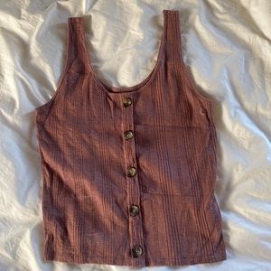 American Eagle Mauve tank top size large